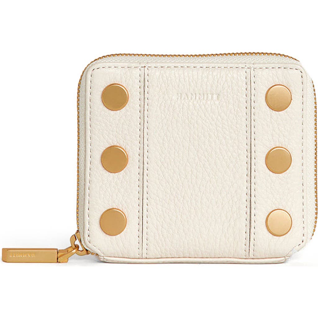 HAMMITT 5 North Wallet in Calla Lily White/brushed Gold at Nordstrom
