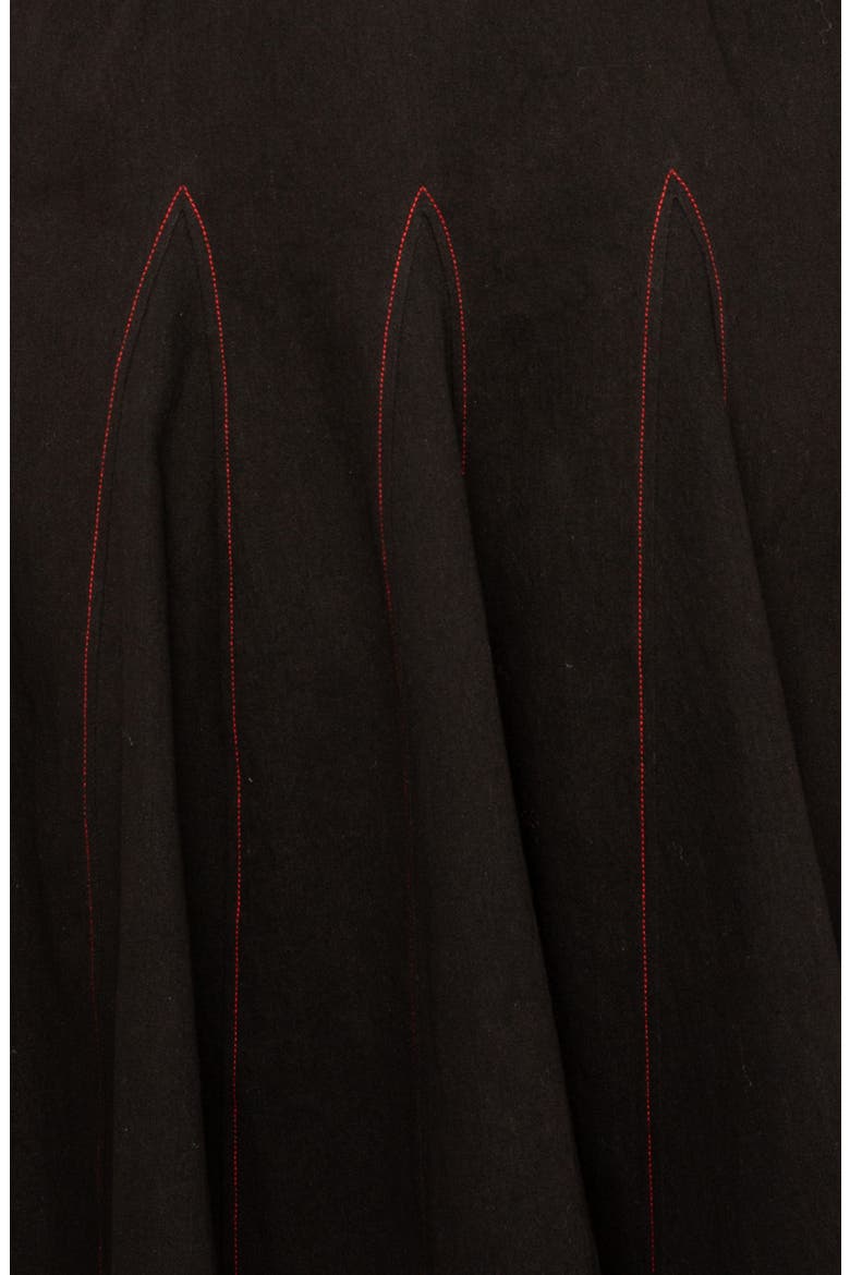 Belted Long Sleeve Denim Shirtdress, Alternate, color, DENIM BLACK