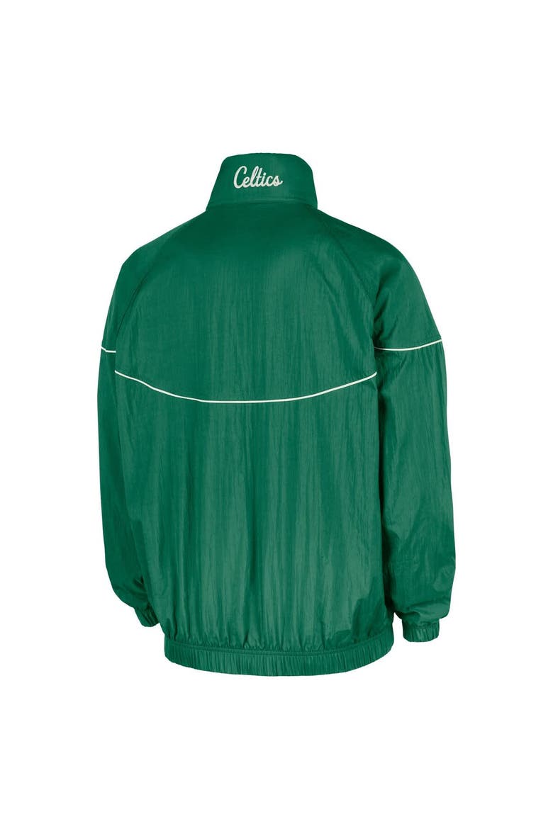 Men's Nike  Kelly Green Boston Celtics Courtside Windrunner Woven Half-Zip Jacket, Alternate, color, Kelly Green