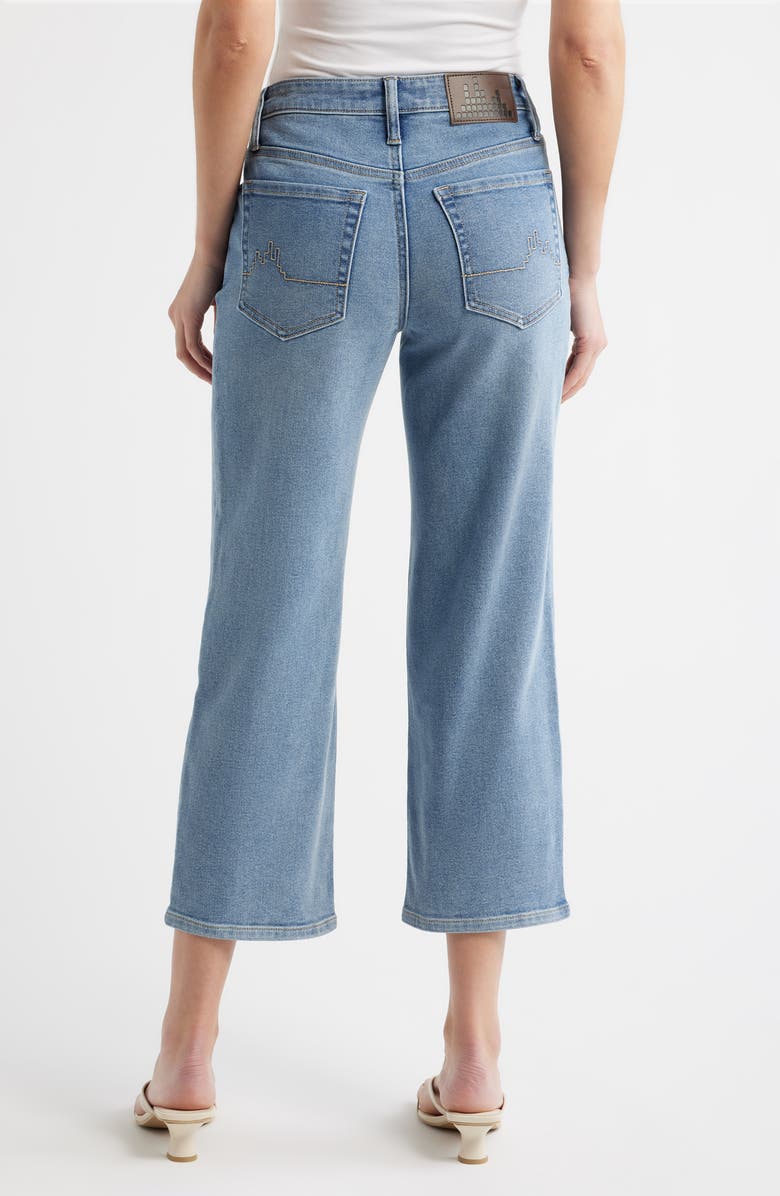 CITY BLUES Dover Crop Straight Leg Jeans, Alternate, color, Light Aged Wash