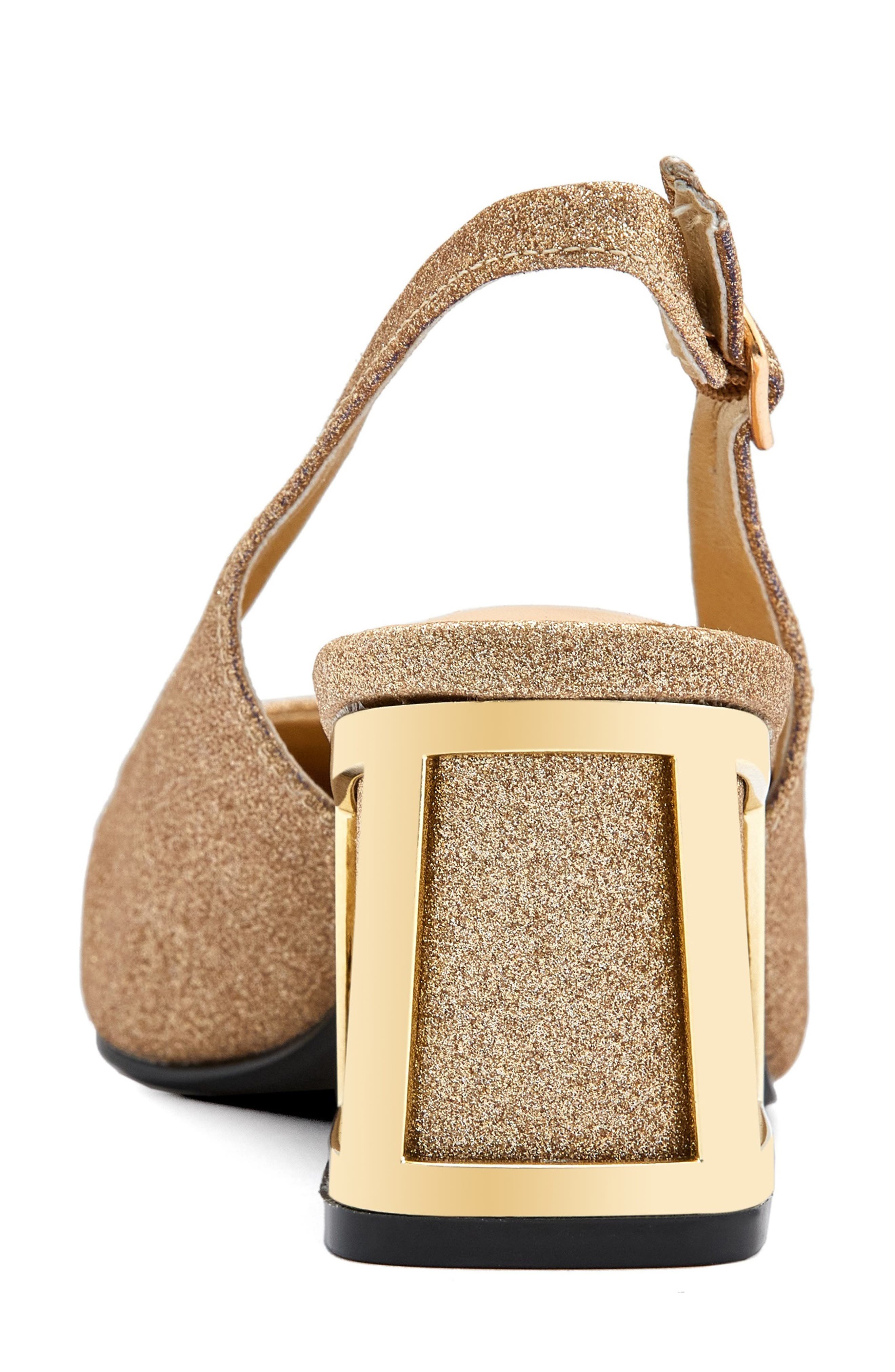 Boca Slingback Pump, Alternate, color, GOLD