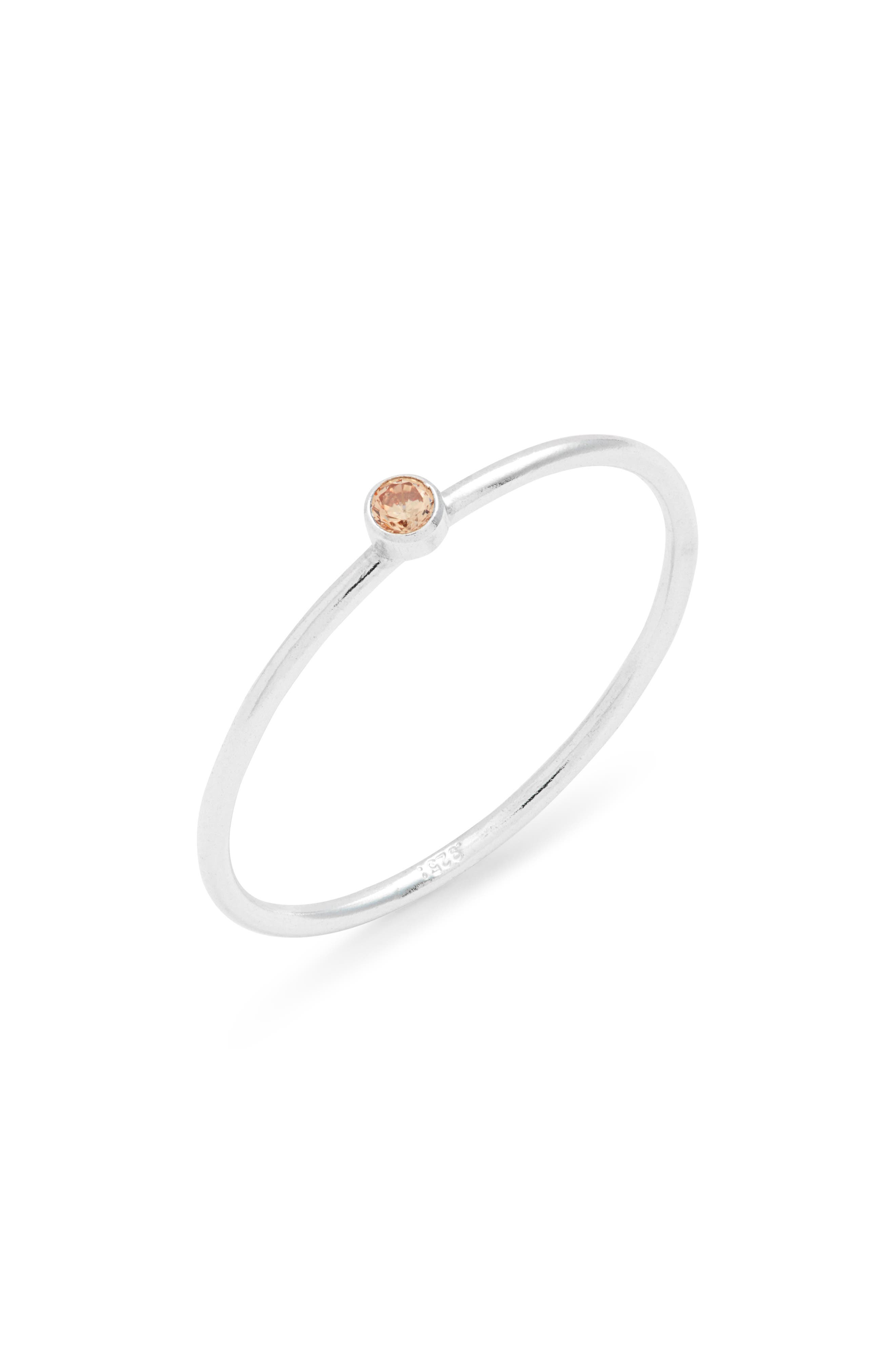 NOVEMBER STERLING SILVER
