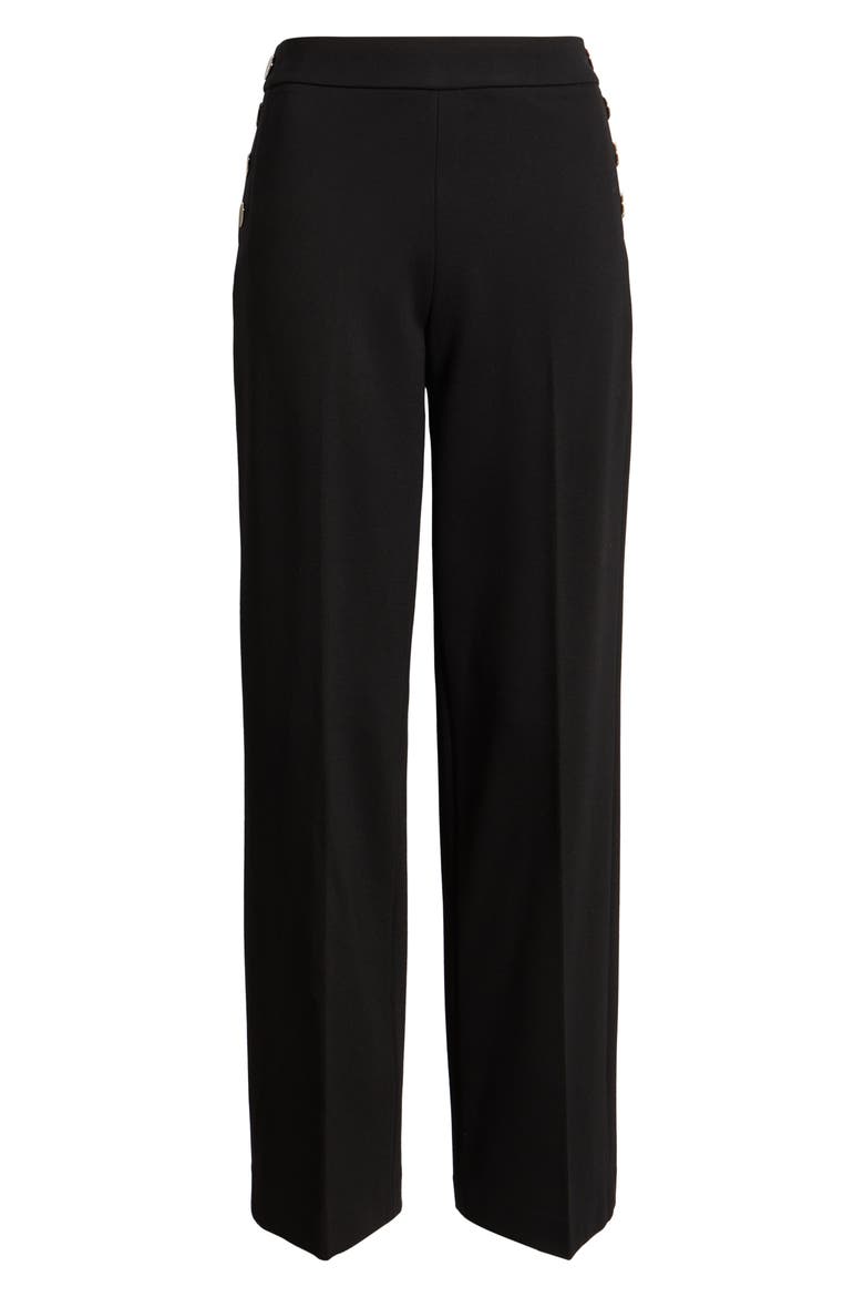 Pull-On Sailor Pants, Alternate, color, ANNE BLACK