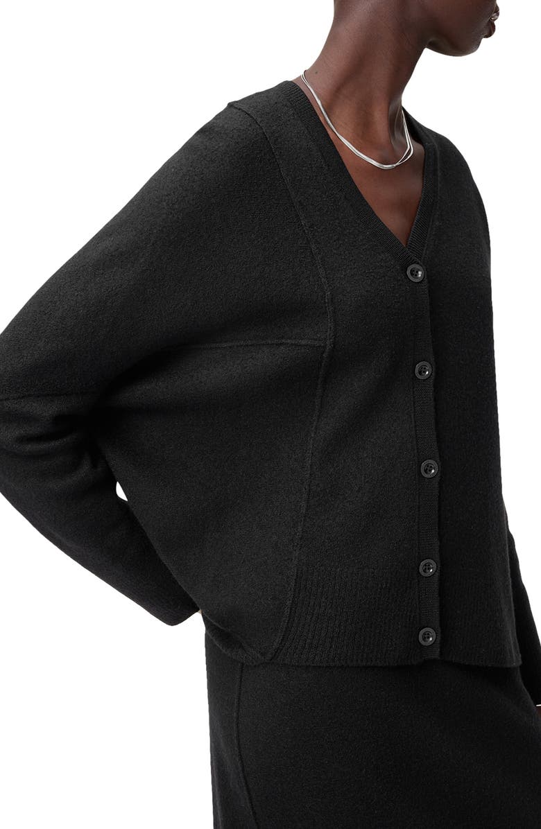 AllSaints Antonia Merino Wool Cardigan, Alternate, color,