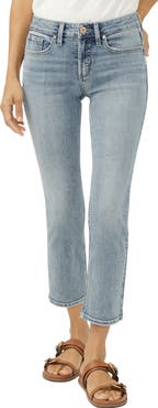 Silver Jeans Co. Suki Crop Straight Leg Jeans