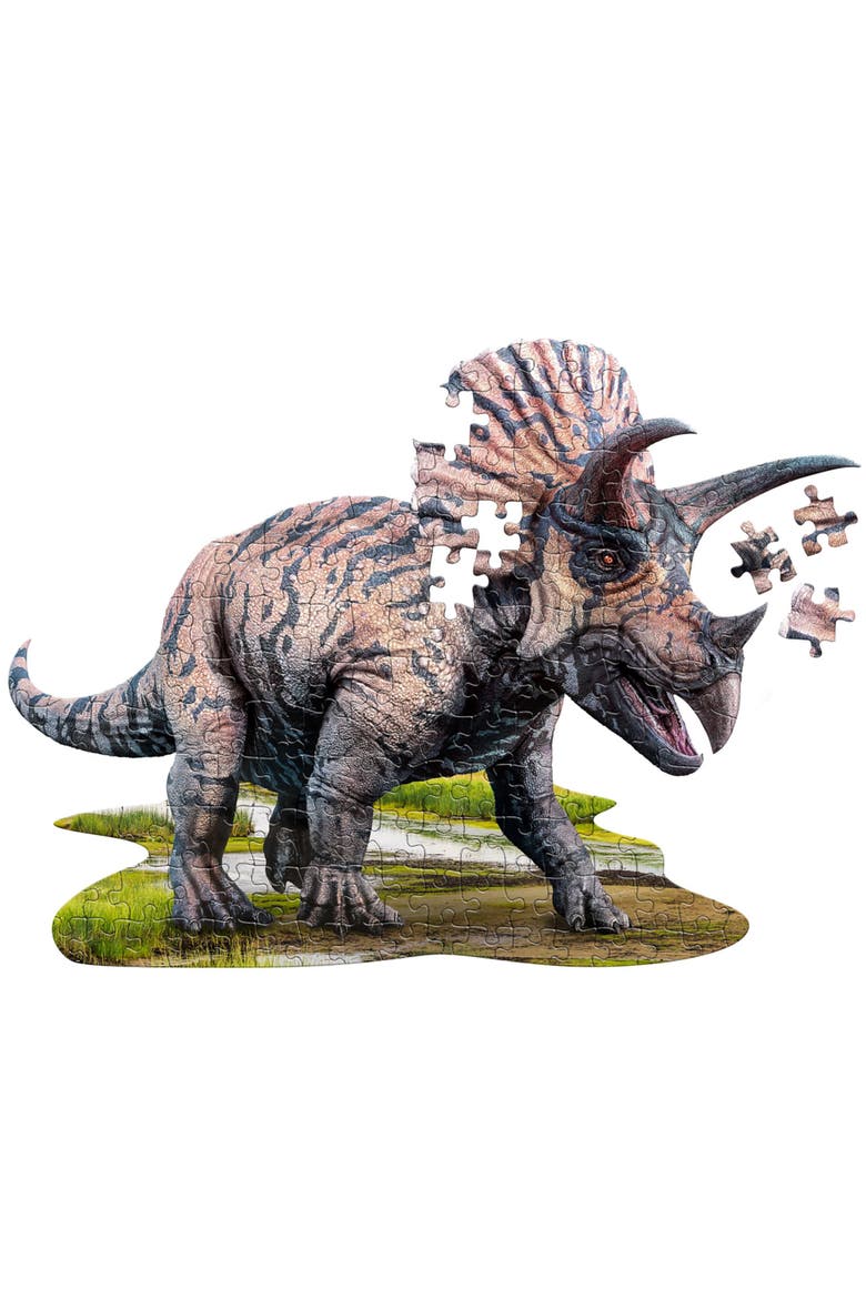 Puzzles TRICERATOPS 100 Piece Jigsaw Puzzle, Alternate, color, Multicolored