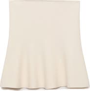 MANGO Strapless Knit Top