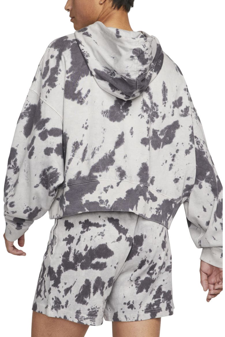 Oversize Hoodie, Alternate, color, GREY/ WHITE