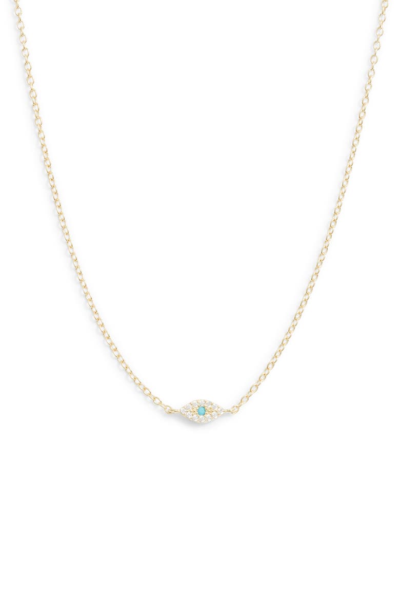 BY ADINA EDEN Adina’s Jewels Evil Eye Necklace, Main, color, 