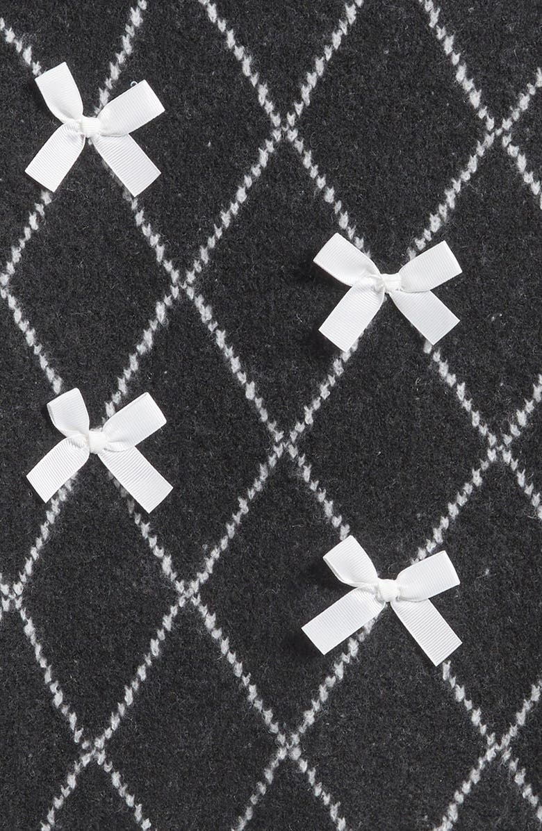 Cotton Emporium Kids' Bow Embellished Crewneck Sweater, Alternate, color, 