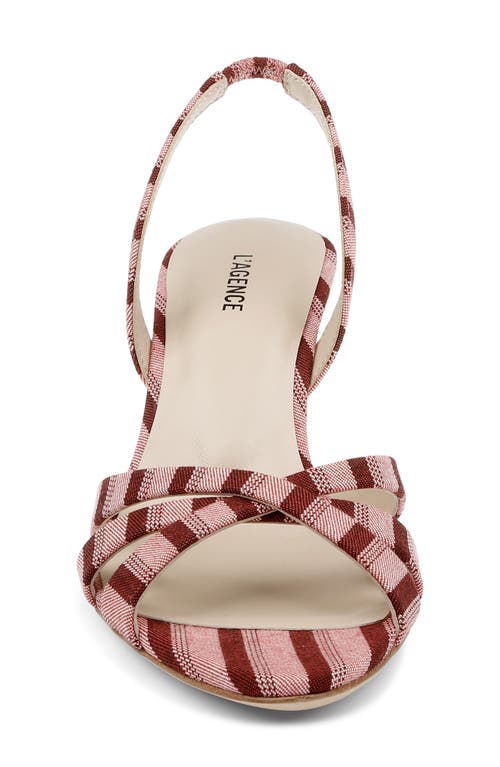 L'agence Colwill Slingback Sandal In Pink
