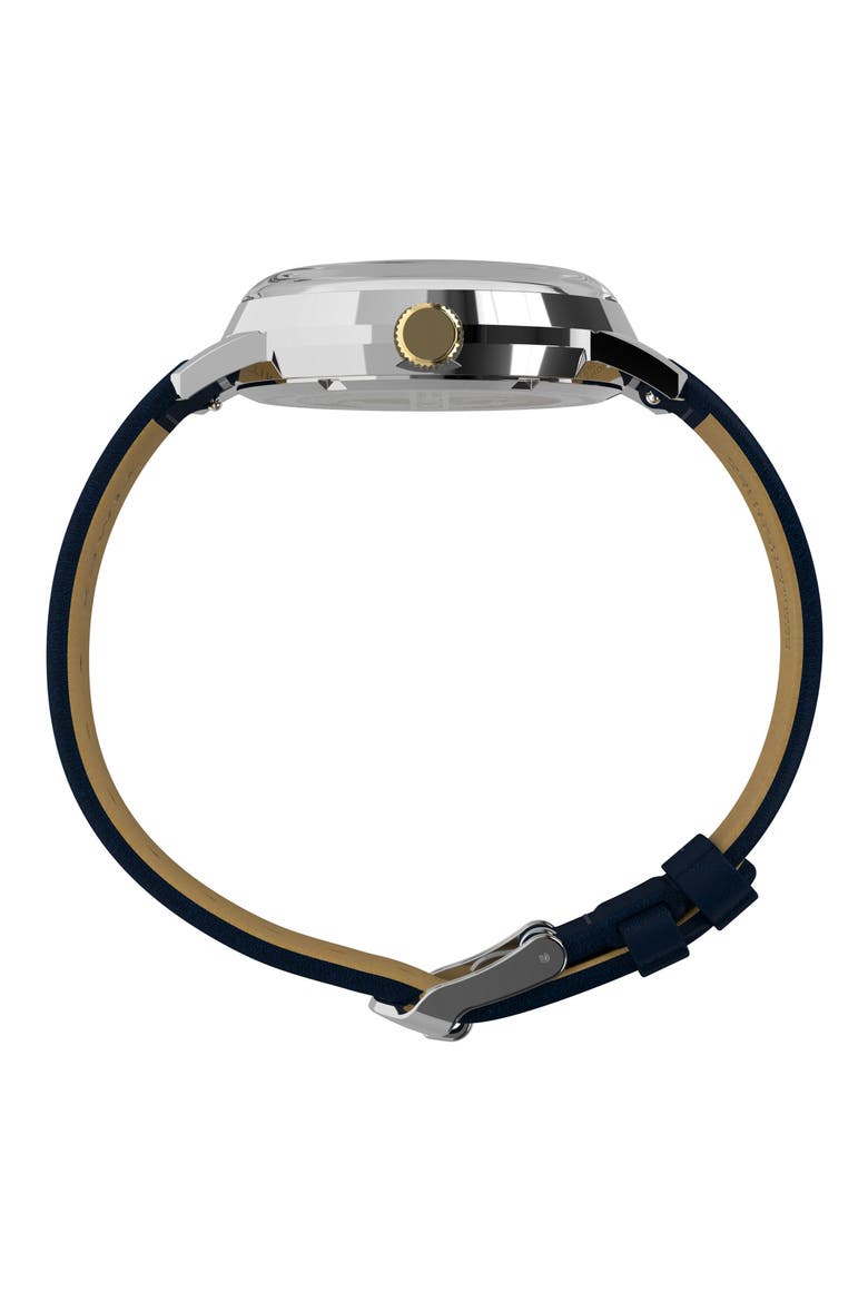 Marlin® GMT Bracelet Watch, 40mm, Alternate, color, BLUE