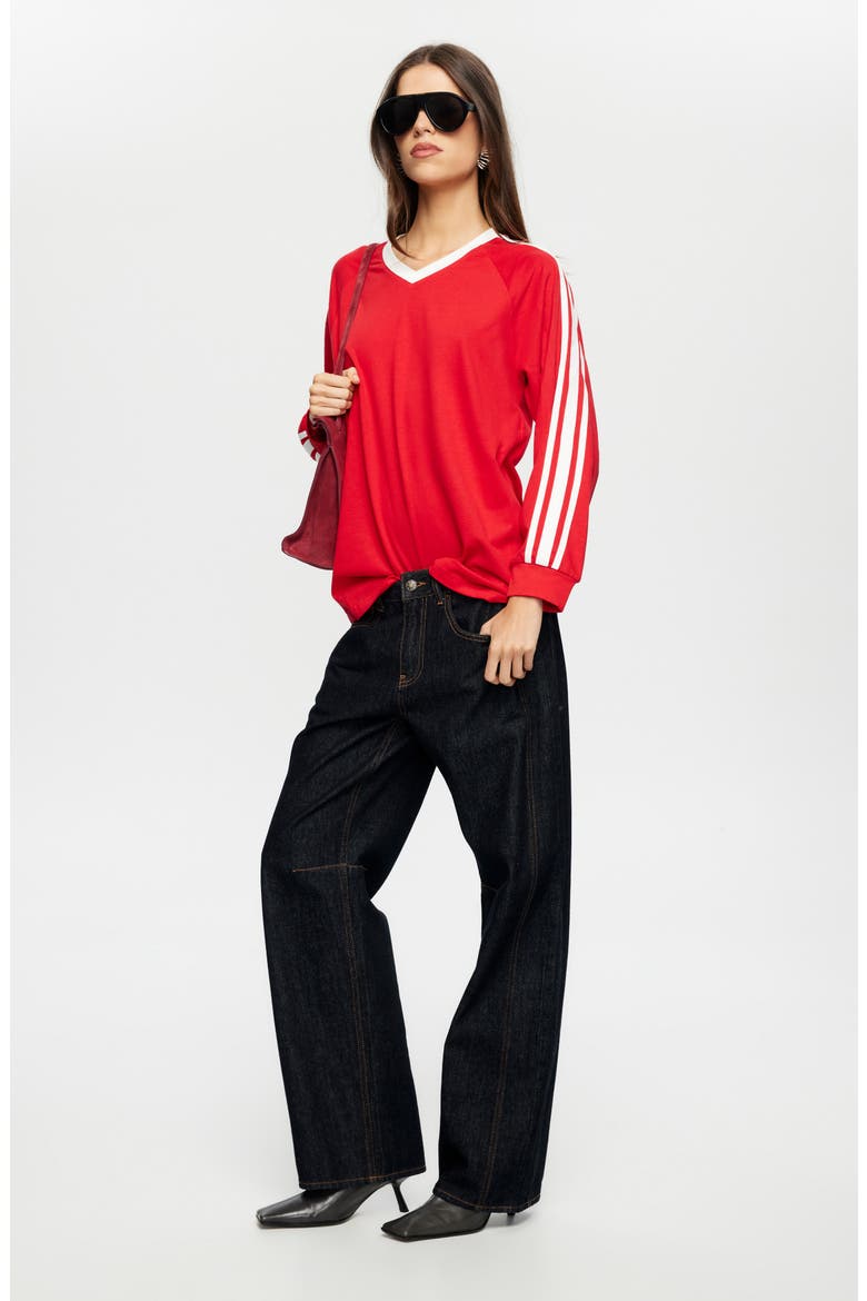 All Stars Long Sleeve T-Shirt, Alternate, color, ROUGE