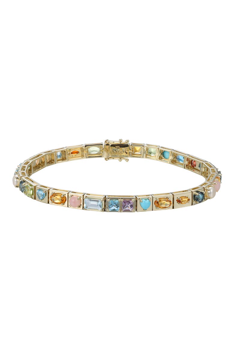 Leggo Mini Multistone Bracelet, Main, color, MULTI