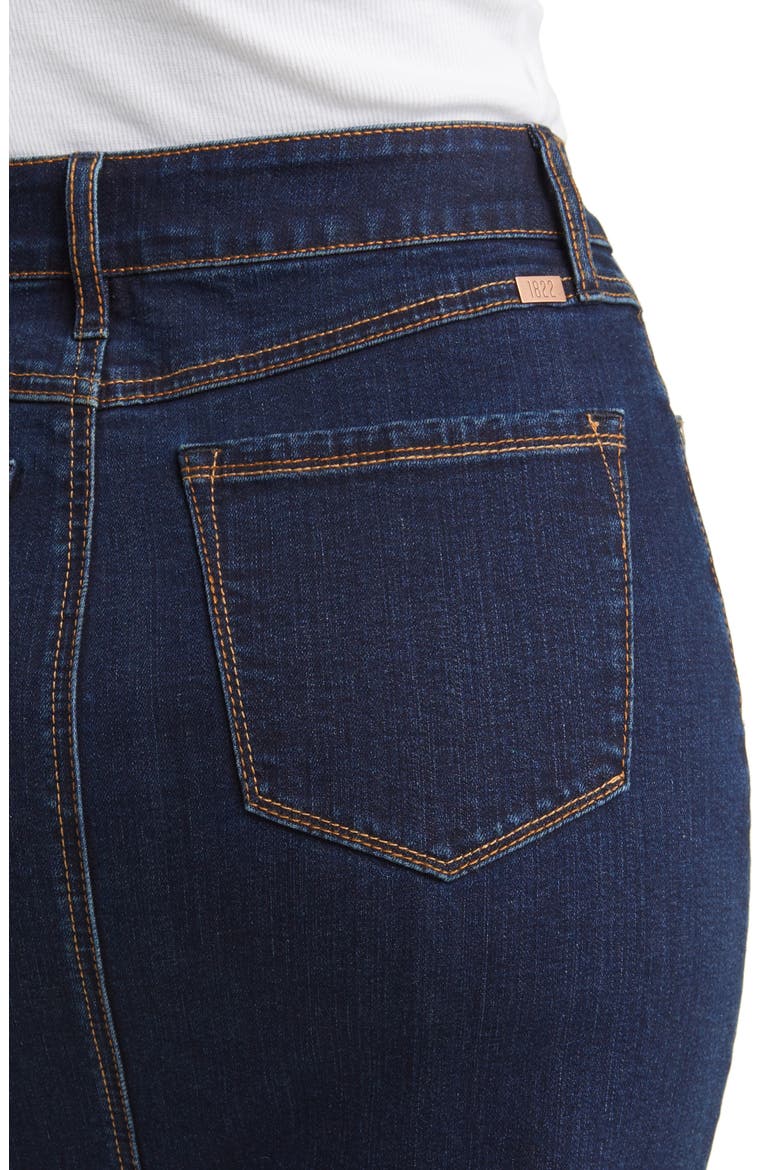 High Waist Denim Skirt, Alternate, color, SAFIA