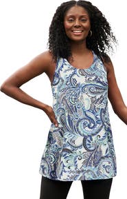 Jessica London Georgette Tunic Tank