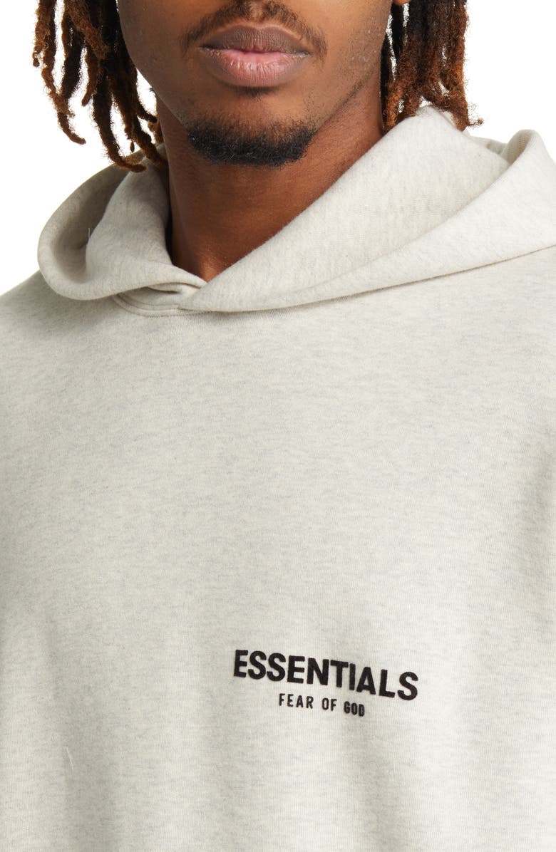 Fear of God Essentials Relaxed Fleece Hoodie, Alternate, color, 