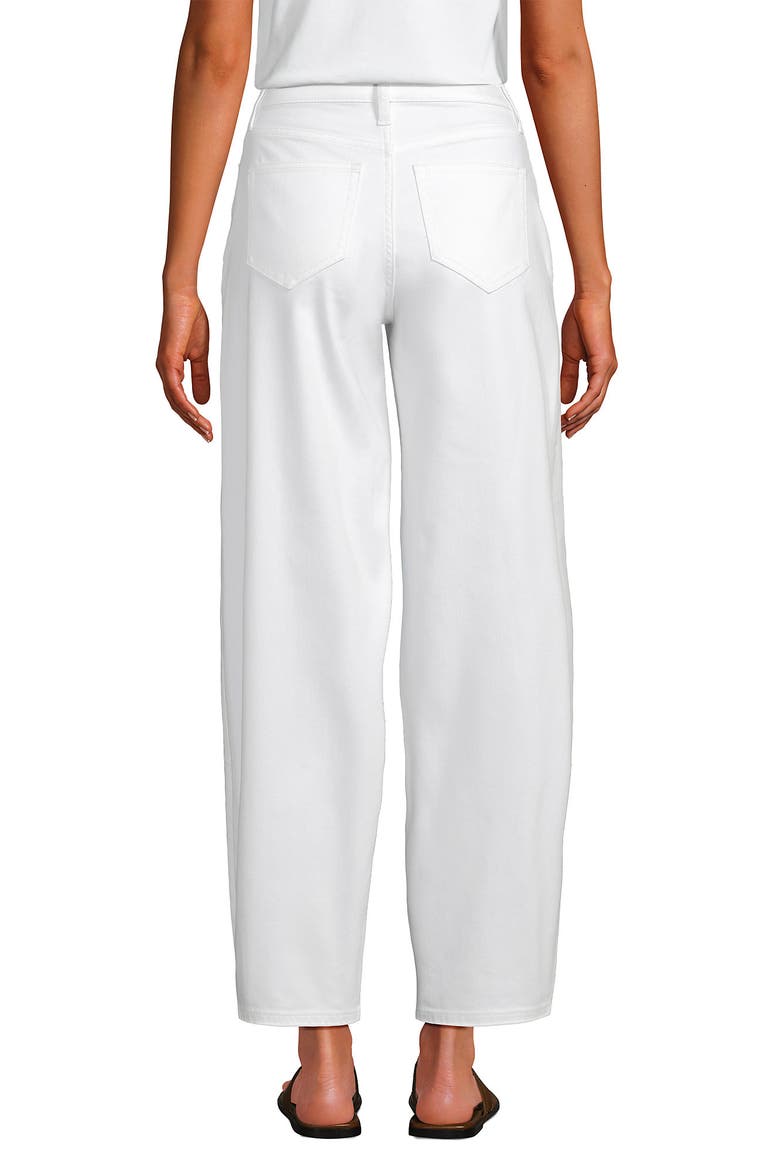 Recover High Rise Barrel Leg Ankle Jeans, Alternate, color, White