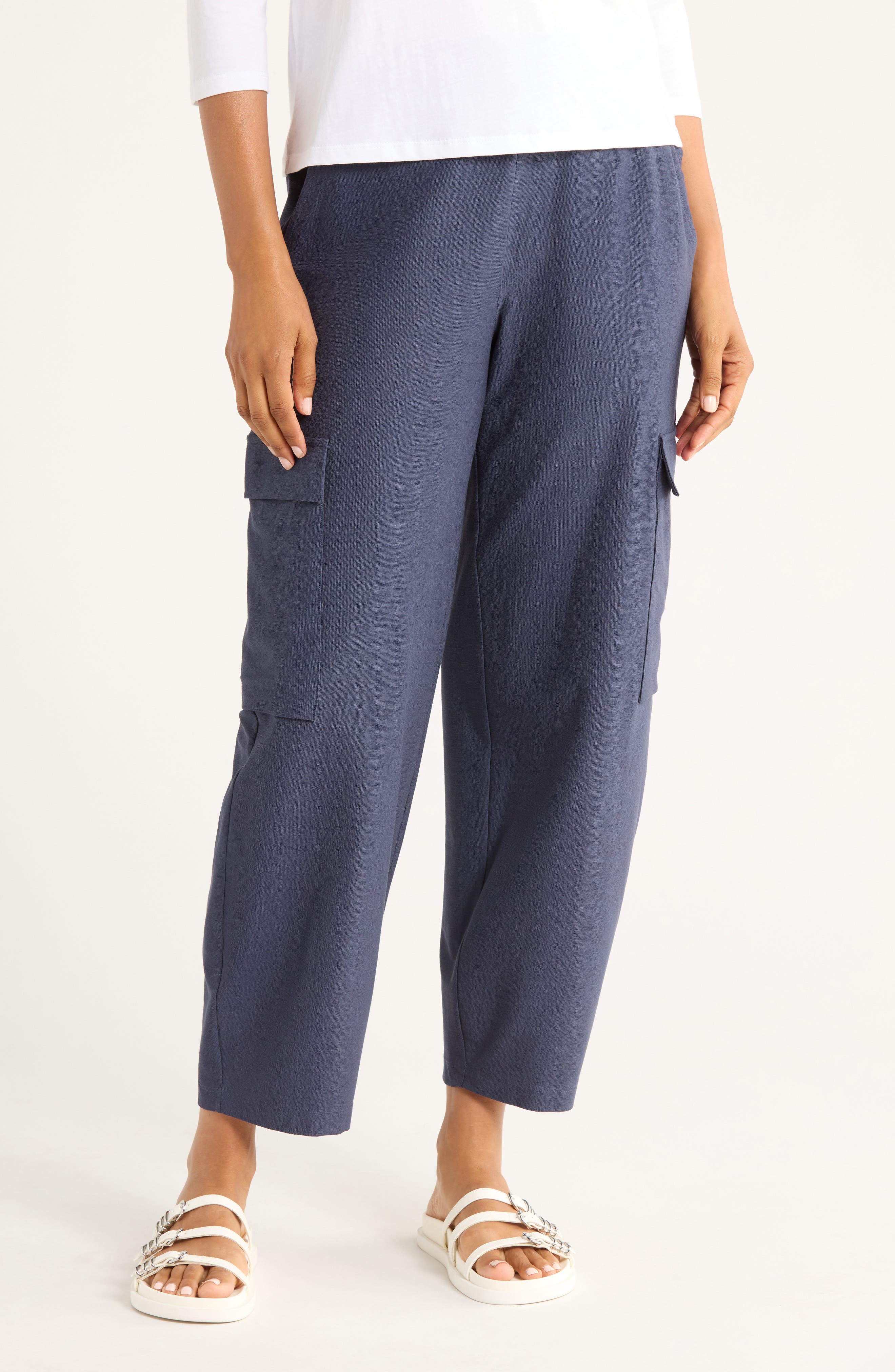 Eileen Fisher Ankle Lantern Cargo Pants