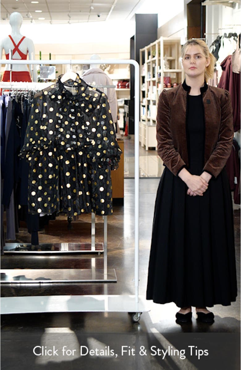 Swing Spot Organza Babydoll Minidress, sales video thumbnail