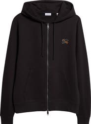 Burberry Scott Check EKD Stamp Cotton French Terry Hoodie