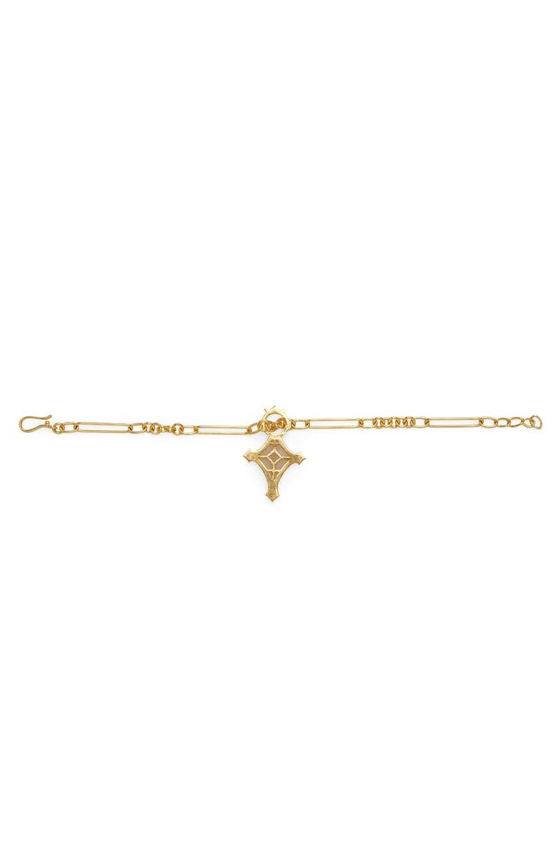Dhwani Bansal Cruz Bracelet, Main, color, Gold Plated