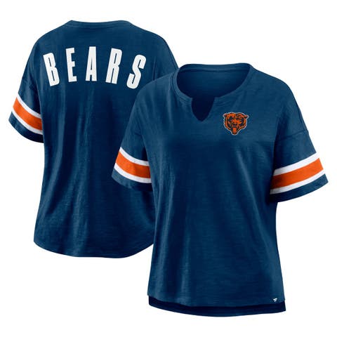 Women's Fanatics Navy Chicago Bears Redzone Curl Route T-Shirt