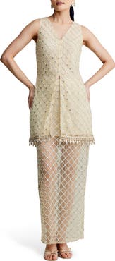 holiCHIC Mariah Sleeveless Top & Maxi Skirt Set