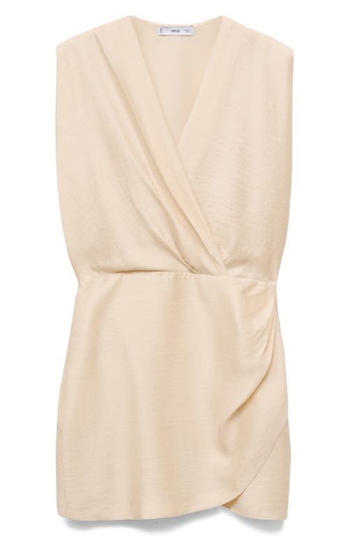 Shop Mango Faux Wrap Minidress