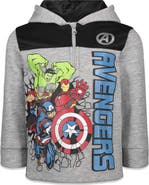 Marvel Avengers Fleece Quarter-Zip Hoodie