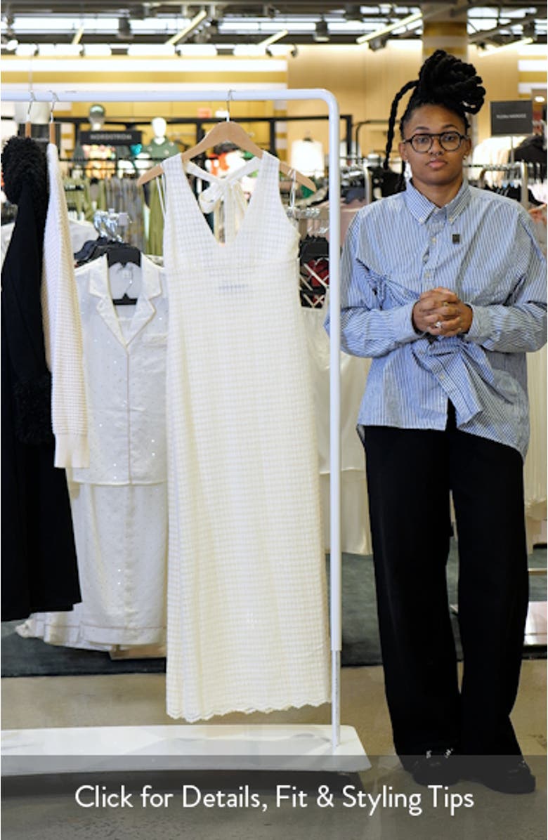 Golden Age Knit Halter Maxi Dress, sales video thumbnail