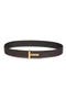 T Icon Reversible Soft Grain Leather Belt
