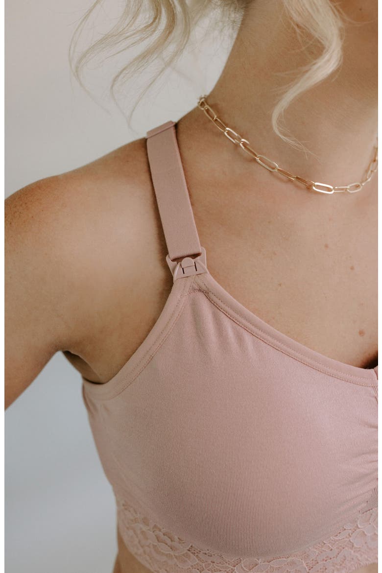 Blush Maternity & Nursing Bra, Alternate, color, PETAL