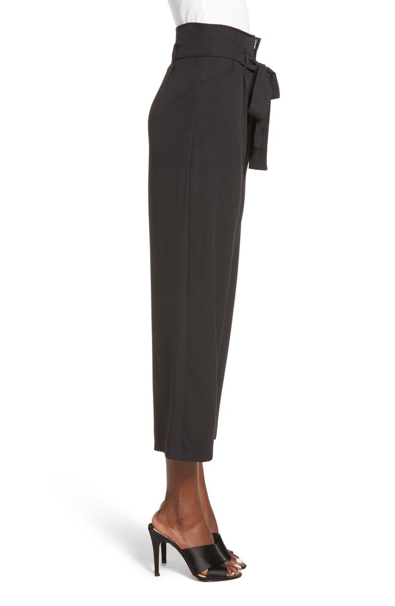 Leith Tie Waist Crop Pants, Alternate, color,