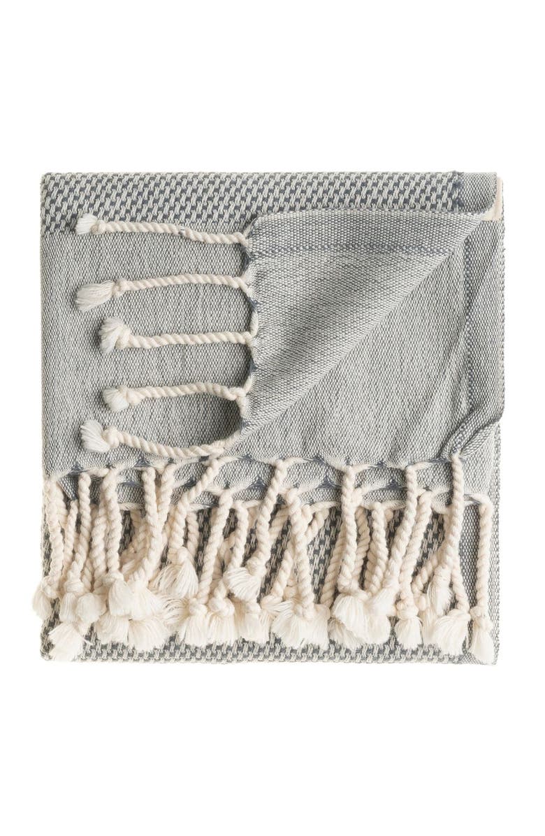 Olive & Linen Whisper Weight Turkish Hand / Kitchen Towel Bundle, Alternate, color, Gray