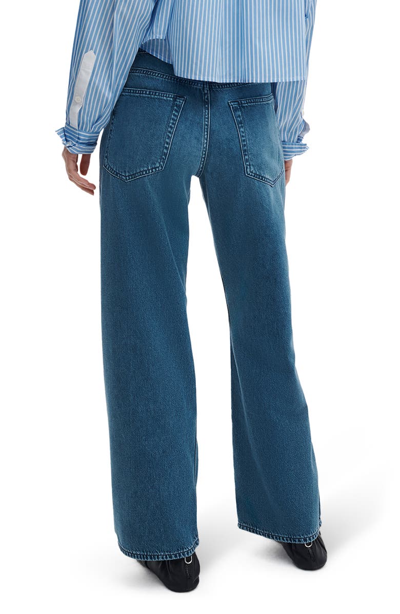 rag & bone Featherweight Saige Low Rise Straight Leg Jeans, Alternate, color, River