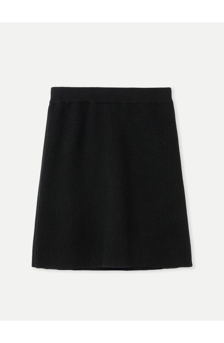GOBI Mongolian Cashmere Cashmere Mini Skirt, Alternate, color, Black