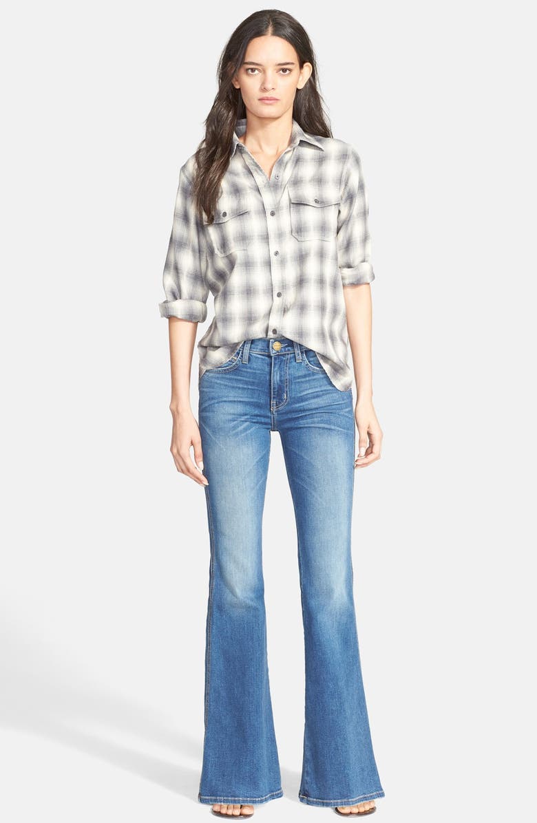 Current/Elliott 'The Perfect Shirt' Plaid Shirt, Alternate, color, 