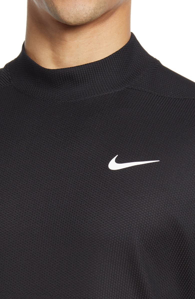 Nike Golf Nike Dri-FIT Tiger Woods Mock Neck Golf T-Shirt, Alternate, color,