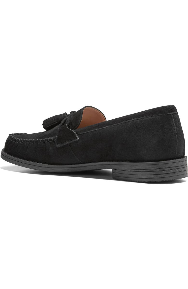 Cole Haan Stassi Tassel Loafer, Alternate, color, Black Suede