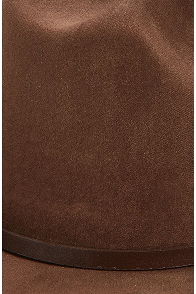 Western Cowboy Hat with Stud Leather Band, Alternate, color, BROWN