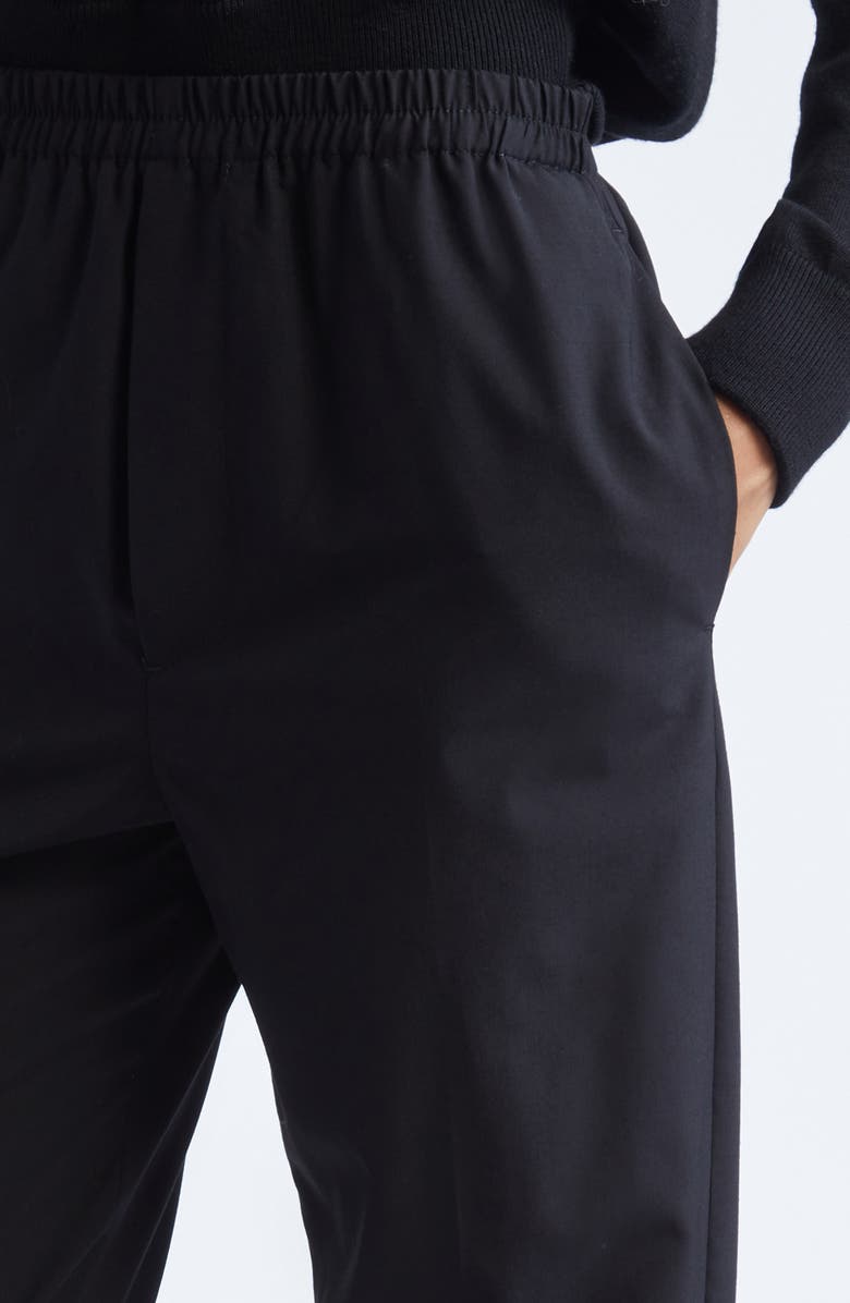 Bottega Veneta Wool Trousers, Alternate, color, 1000 Black