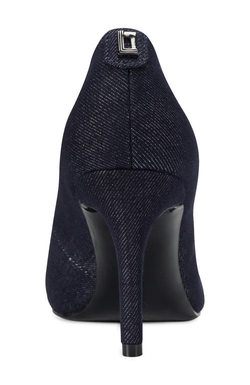 Karl Lagerfeld Paris Royale Sequin Pump In Blue