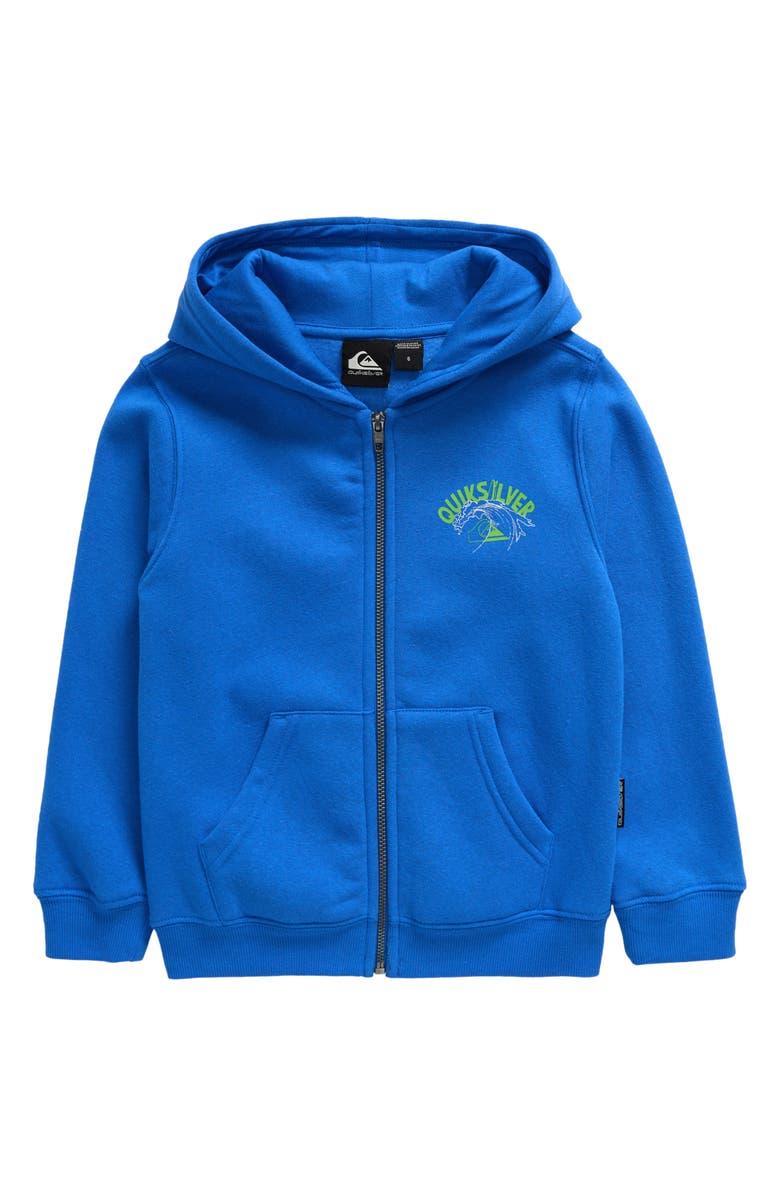Quiksilver Kids' Over the Wave Zip Hoodie, Main, color,