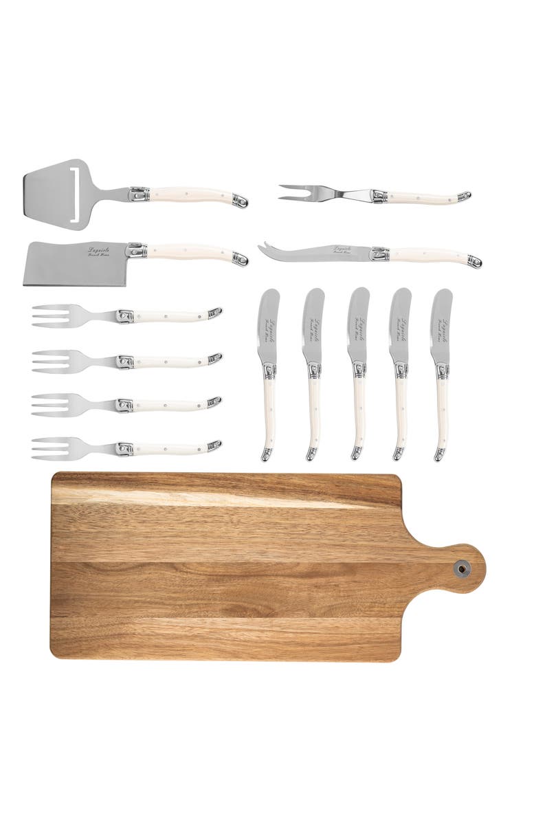 FRENCH HOME 14-Piece Charcuterie Board Set, Alternate, color, Faux Ivory