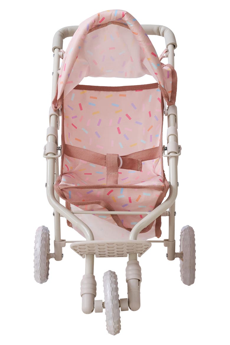 Olivia's Little World Confetti Baby Doll Stroller, Alternate, color, BEIGE