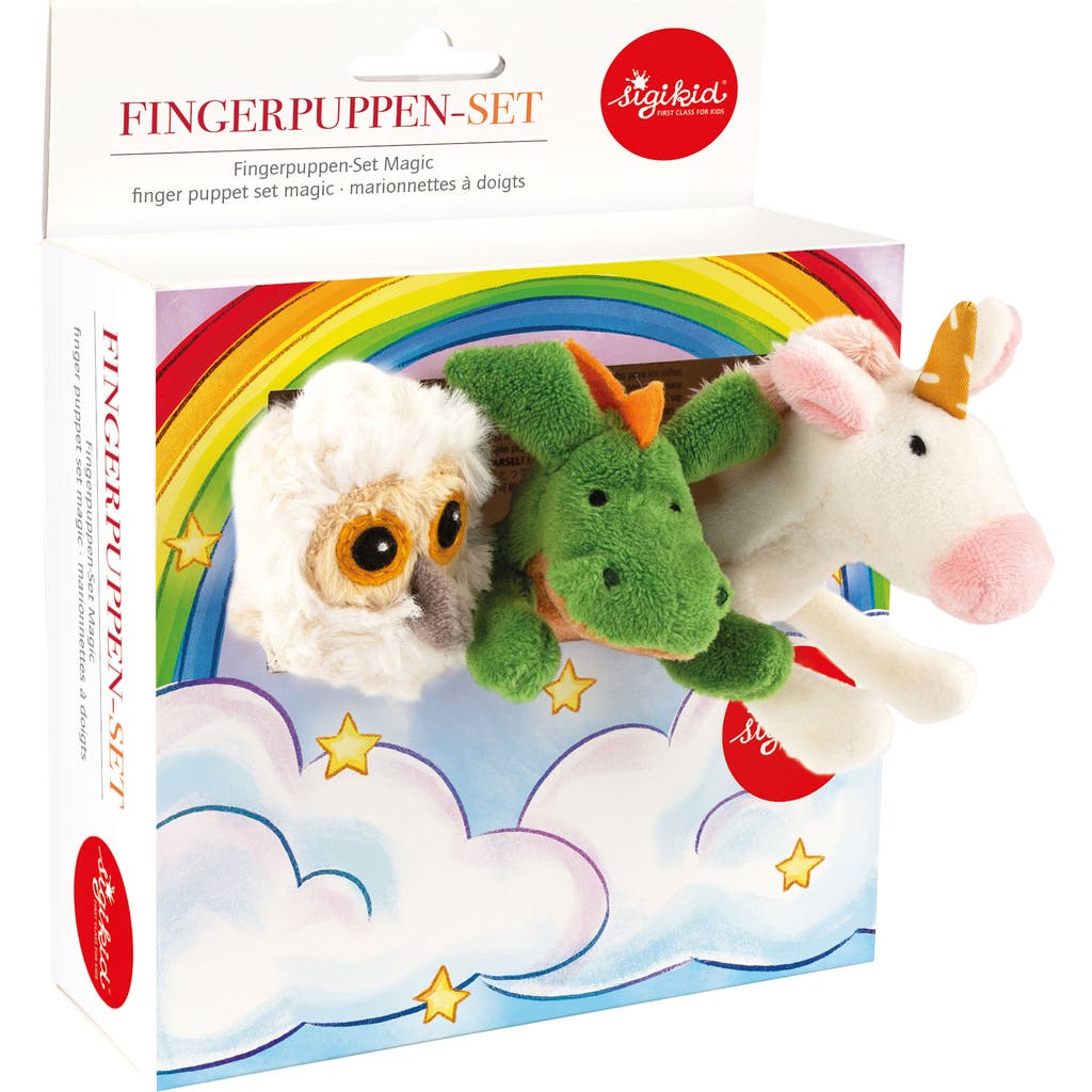Sigikid Finger Puppet Set Fantasy In Multicolored