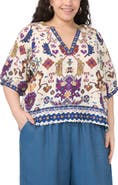 Vince Camuto Print Top