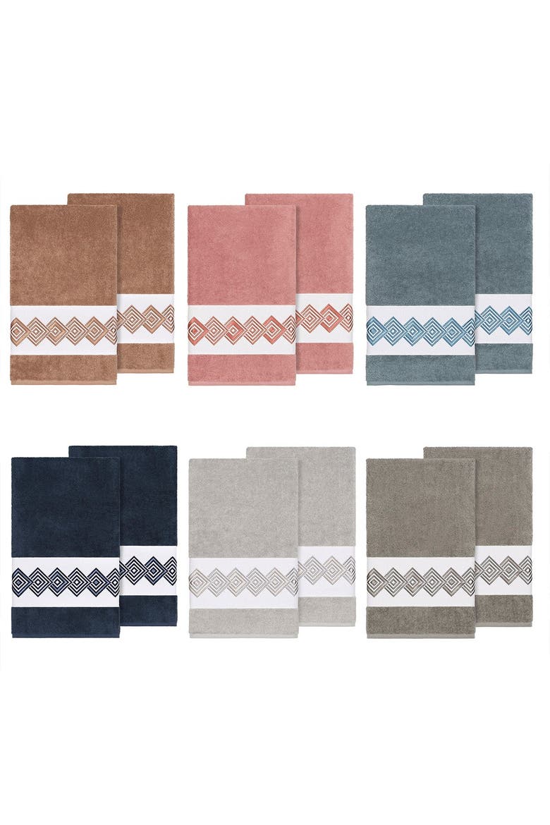 Noah Embellished Bath Towel - Set of 2 - Latte, Alternate, color, LATTE