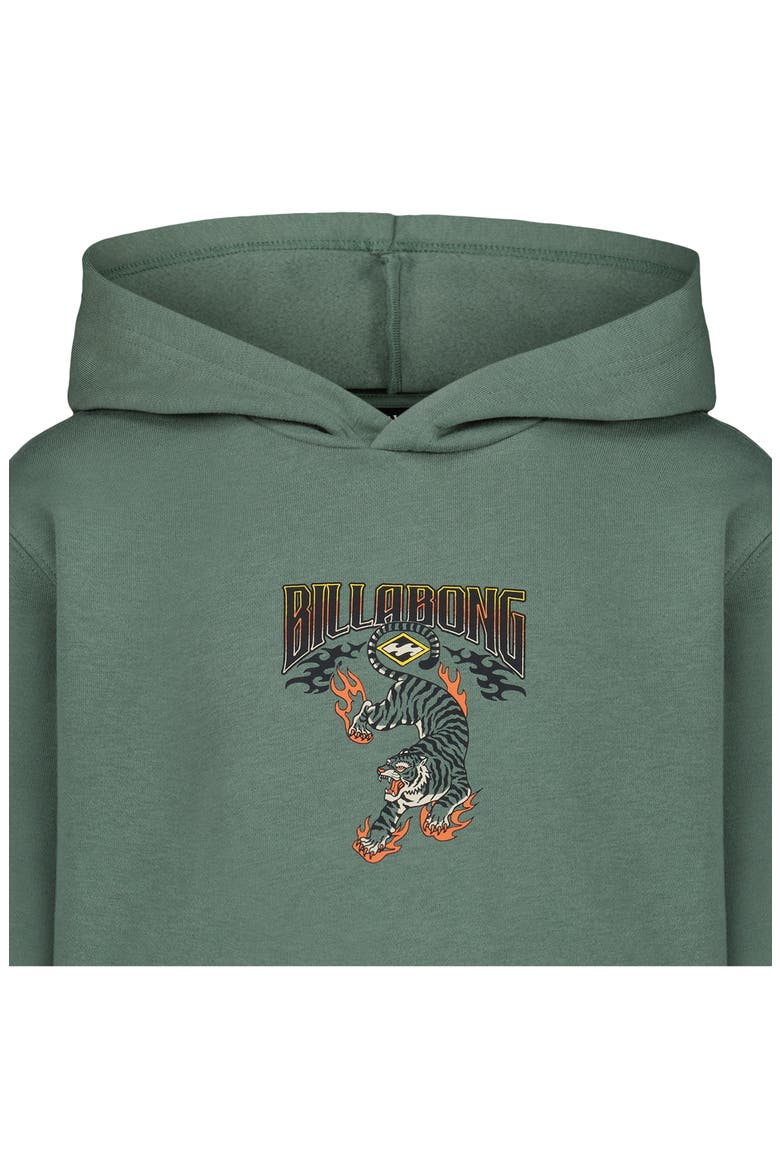 Kids' Inferno Tiger Graphic Hoodie, Alternate, color, LAUREL WREATH